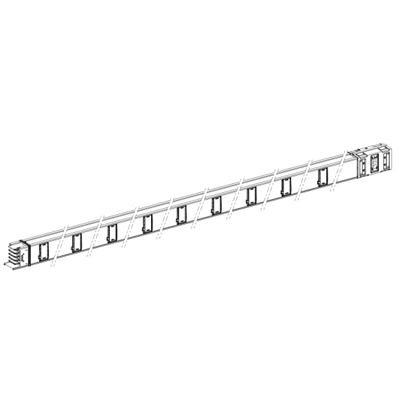 SCHNEIDER ELECTRIC - KSA gerades Element, 500A, 5m, 18Abgänge