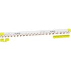 SCHNEIDER ELECTRIC - Acti9 Phasenschiene Stift, 3P+N, 9mm-Stift-Abstand, 80A, 24 Module, 4-Endkappen
