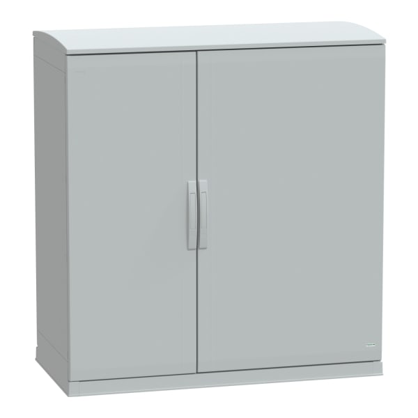 SAREL - Polyestergehäuse bodenst. Vers.PLAZT m. offen.Sockel+Abdeck. 1250x1250x620 IP44