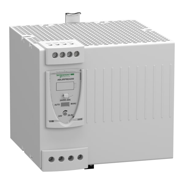 SCHNEIDER ELECTRIC - Spannungsversorgung ABL8, Universal, 1-/2-phasig, 100-240VAC, 24VDC, 20A, 480W