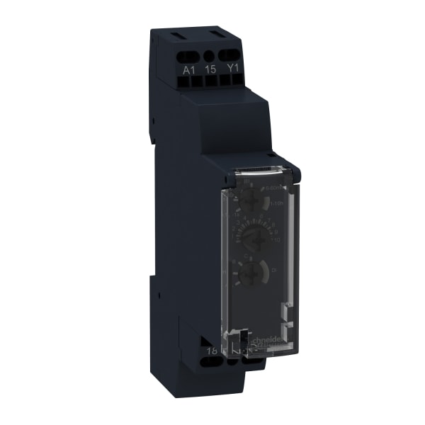 SCHNEIDER ELECTRIC - Zeitrelais 8 Funktionen, 0,1 s-10 h, Relais 1 W, 24 VDC/24-240VAC