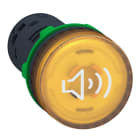 SCHNEIDER ELECTRIC - Buzzer, Summer, Harmony XB5, Kunststoff, beleuchtet, gelb, 22mm, 90dB, 230V AC