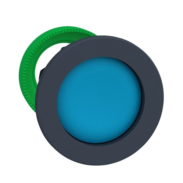 SCHNEIDER ELECTRIC - Drucktaster Frontelement XB5F, Kunststoff, 30mm, blau, zurückgesetzt, tastend
