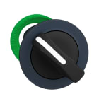 SCHNEIDER ELECTRIC - Wahlschalter Frontelement XB5F, Kunststoff, 30mm, schwarz, 2 Stell., tastend