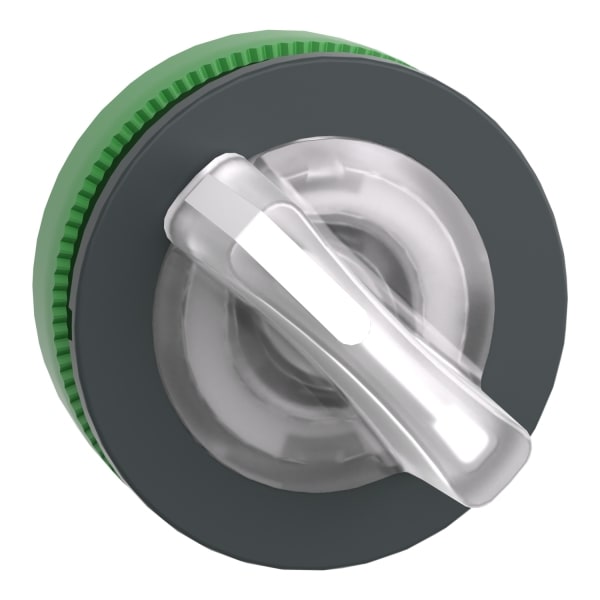 SCHNEIDER ELECTRIC - Leuchtwahlschalter Frontelement XB5F, Kstst., 30mm, weiß, für LED, 2 Stell., tastend