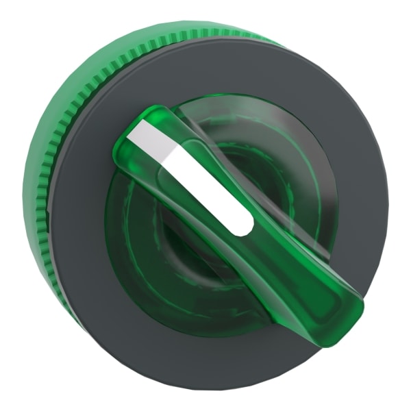 SCHNEIDER ELECTRIC - Leuchtwahlschalter Frontelement XB5F, Kstst., 30mm, grün, für LED, 2 Stell., tastend