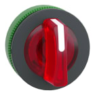 SCHNEIDER ELECTRIC - Leuchtwahlschalter Frontelement XB5F, Kstst., 30mm, rot, für LED, 3 Stell., rastend