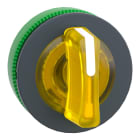 SCHNEIDER ELECTRIC - Leuchtwahlschalter Frontelement XB5F, Kstst., 30mm, gelb, für LED, 3 Stell., rastend