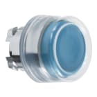 SCHNEIDER ELECTRIC - Drucktaster, Frontelement, XB4, Metall, 22mm, blau, vorst., tastend, Schutzkappe