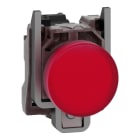 SCHNEIDER ELECTRIC - Leuchtmelder, XB4, Metall, 22mm, rot, LED, glatte Kalotte, SK, 110-120VAC