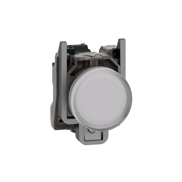 SCHNEIDER ELECTRIC - Leuchtmelder, XB4, Metall, 22mm, weiß, LED, glatte Kalotte, SK, 110-120VAC