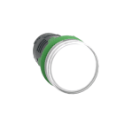 SCHNEIDER ELECTRIC - Leuchtmelder, XB5, Kunsts., Monoblock, weiß, 22mm, LED, glatte Kalotte, 24VACDC
