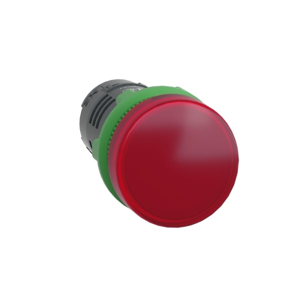 SCHNEIDER ELECTRIC - Leuchtmelder, XB5, Kunsts., Monoblock, rot, 22mm, LED, glatte Kalotte, 24VACDC