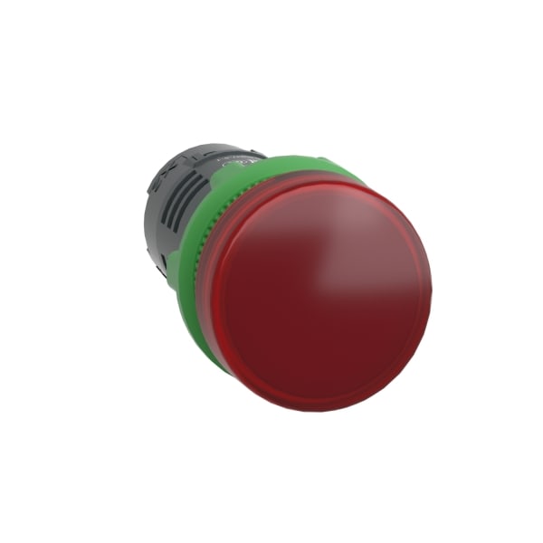SCHNEIDER ELECTRIC - Leuchtmelder, XB5, Kunsts., Monoblock, rot, 22mm, LED, glatte Kalotte, 230-240VAC
