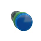 SCHNEIDER ELECTRIC - Leuchtmelder, XB5, Kunsts., Monoblock, blau, 22mm, LED, glatte Kalotte, 24VACDC