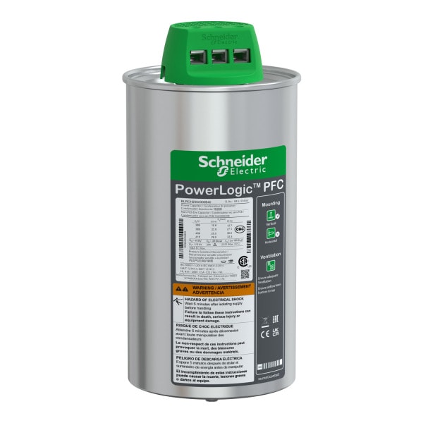 SCHNEIDER ELECTRIC - Hochleistungskondensator, PowerLogic PFC HD, 25/30kvar, 400V, 50/60Hz