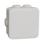 SCHNEIDER ELECTRIC - Mureva BOX, Abzweigdose, 7 Tüllen Ø20, 80x80x45mm, weiß