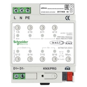 MERTEN - KNX DALI-Gateway Basic REG-K/1/16/64 1Kanal