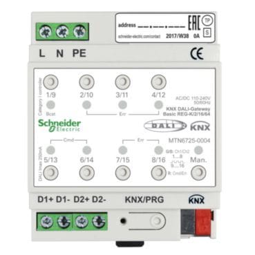 MERTEN - KNX DALI-Gateway Basic REG-K/2/16/64 2Kanal