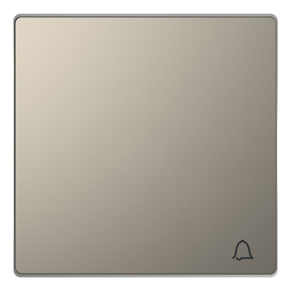 MERTEN - Wippe mit Kennzeichnung Klingel, Nickelmetallic, System Design