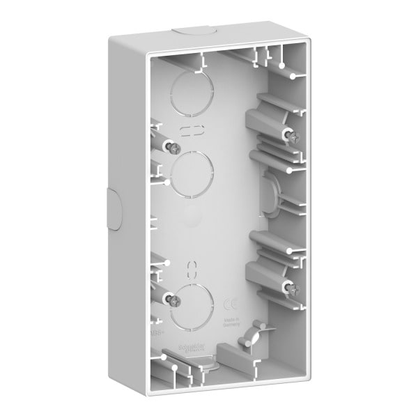 MERTEN - Merten System Design, Aufputzgehäuse, 2-fach, Lotosweiß