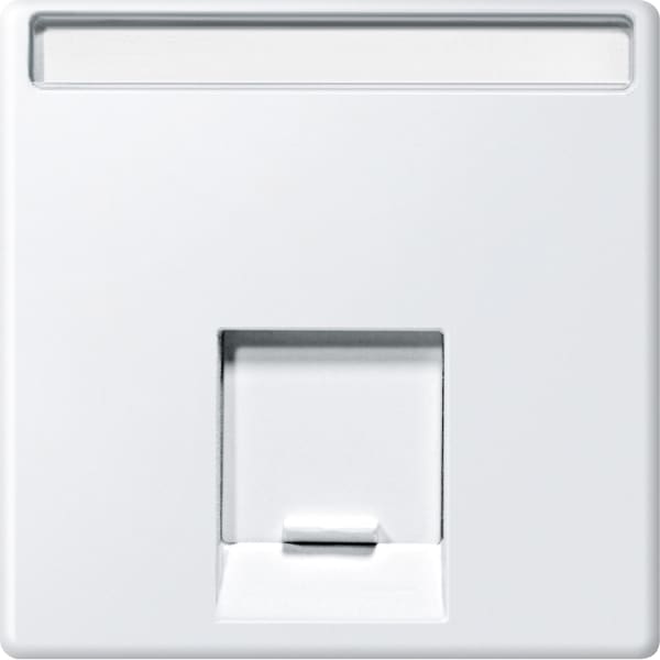 MERTEN - Zentralplatte für Actassi-Connector 1fach, polarweiß, System M