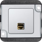 MERTEN - Panzer Actassi Anschlussmodul RJ45, 1fach, mit Zentralplatte
