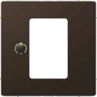 MERTEN - Zentr.pl.f.Univers. Temp.Regl.-Eins.m.Touch-Display,Moccametallic,Sys. Design