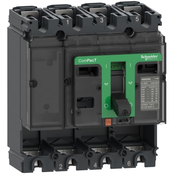 SCHNEIDER ELECTRIC - VG! NSX160F Grundschalter 4P 160A, 36kA/415VAC