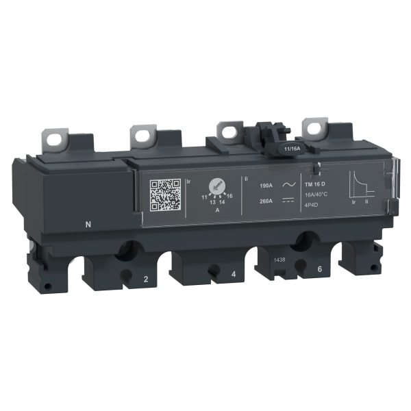 SCHNEIDER ELECTRIC - VG! Auslösesystem TM16D 4P4D 11-16A