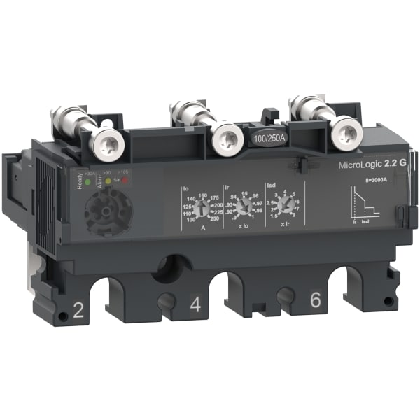 SCHNEIDER ELECTRIC - VG! Auslösesystem Micrologic 2.2G 3P3D 100-250A