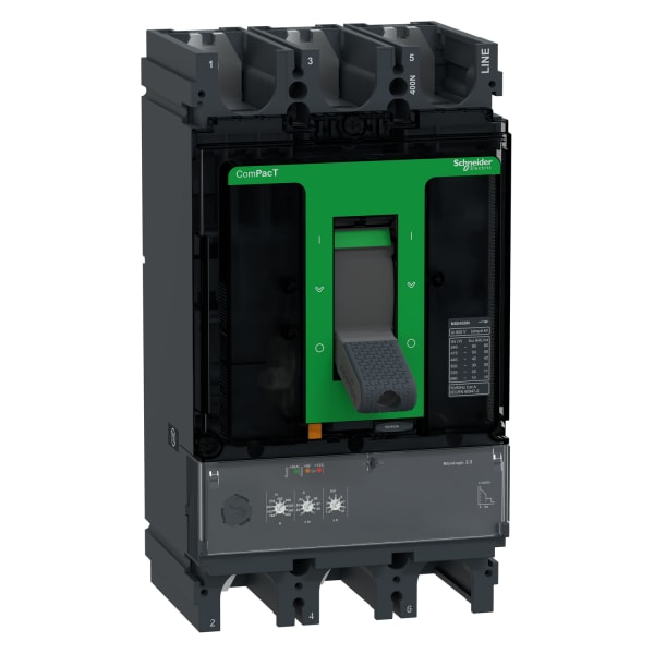 SCHNEIDER ELECTRIC - Kompaktleistungsschalter ComPacT NSX400N, MicroL 2.3 3P3D 160-400A,50kA/415VAC