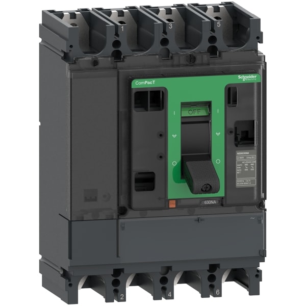 SCHNEIDER ELECTRIC - Lasttrennschalter ComPacT NSX630NA, 4 poles, 630 A, AC22A, AC23A