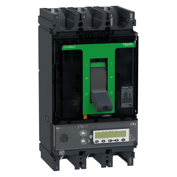 SCHNEIDER ELECTRIC - Kompaktleistungsschalter ComPacT NSX400HB2, MicroL 6.3 E 3P3D 400A, 100kA/690VAC