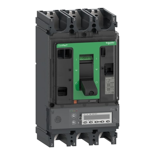 SCHNEIDER ELECTRIC - Kompaktleistungsschalter ComPacT NSX630HB2, MicroL 6.3 E 3P3D 630A, 100kA/690VAC