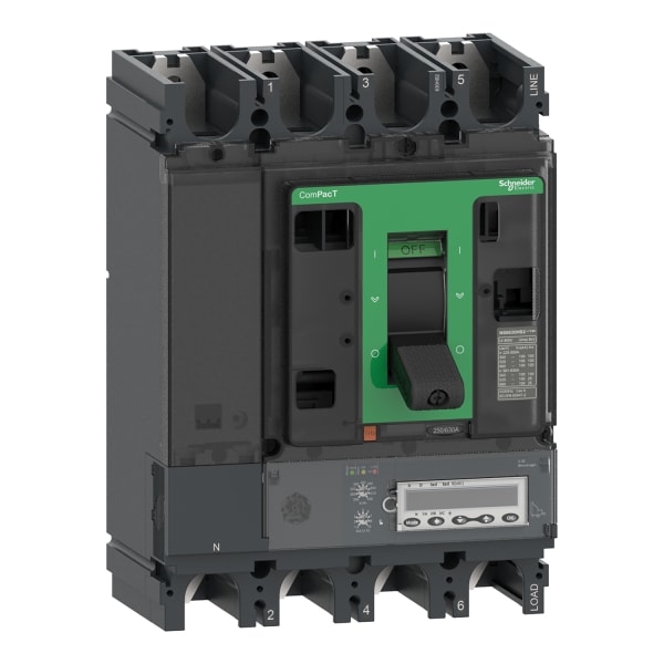 SCHNEIDER ELECTRIC - Kompaktleistungsschalter ComPacT NSX630HB2, MicroL 5.3 E 3P3D 630A, 100kA/690VAC