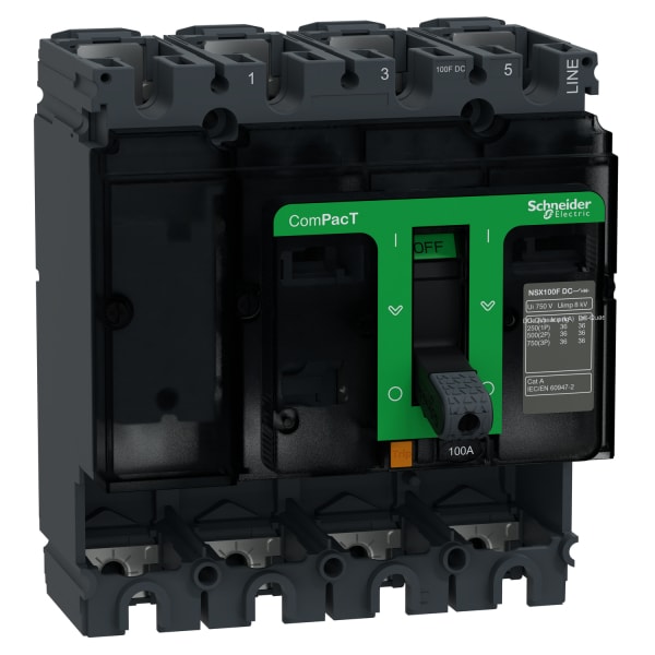SCHNEIDER ELECTRIC - VG! NSX100F Grundschalter DC 4P 36kA