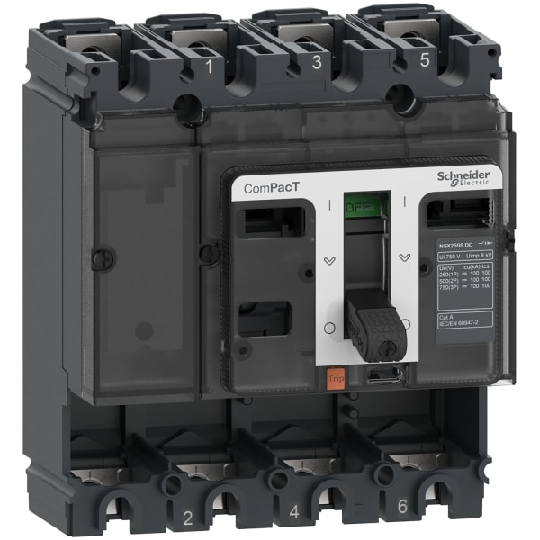 SCHNEIDER ELECTRIC - VG! NSX250S Grundschalter DC 4P 100kA