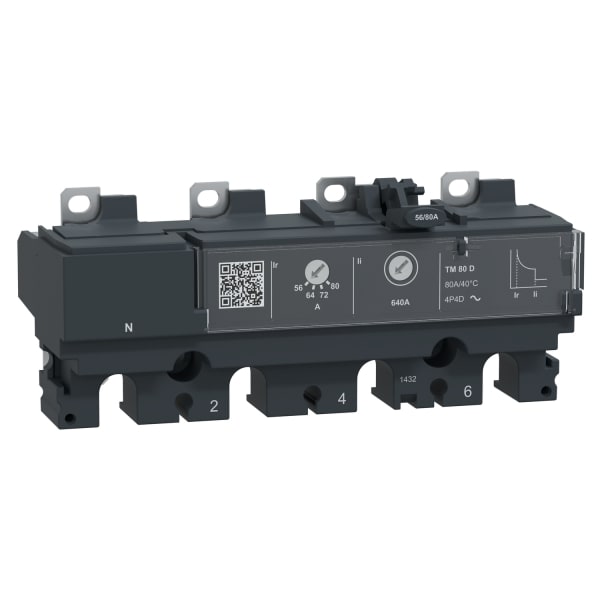SCHNEIDER ELECTRIC - VG! Auslösesystem TM80DC 4P4D DC 80A