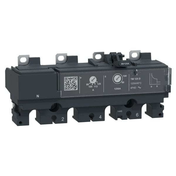 SCHNEIDER ELECTRIC - VG! Auslösesystem TM125DC 4P4D DC 125A