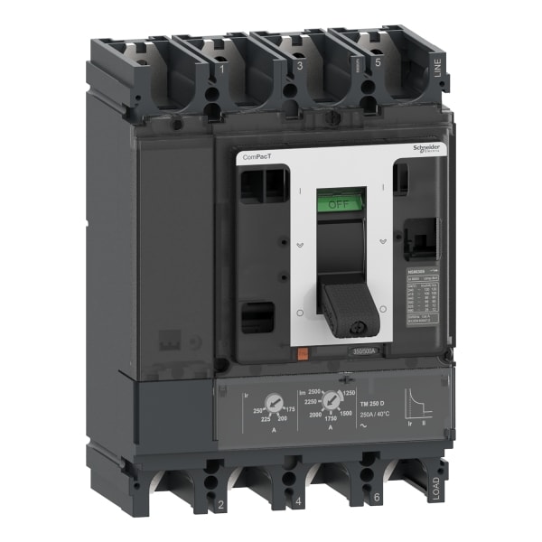 SCHNEIDER ELECTRIC - Kompaktleistungsschalter ComPacT NSX320 DC PV TM-D 4P 320A, 10kA/1000V DC