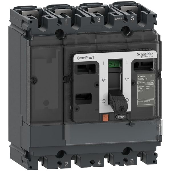 SCHNEIDER ELECTRIC - Lasttrennschalter ComPacT NSX100NA DC PV, 100 A, 4P