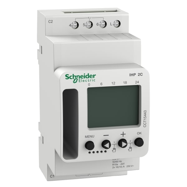 SCHNEIDER ELECTRIC - Digitale Zeitschaltuhr IHP 2 Kanal