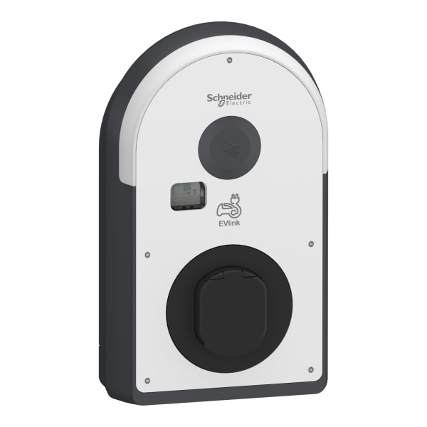 SCHNEIDER ELECTRIC - Pro AC Wallbox, 22kW, T2S Steckdose, MID, 6mA, IP55, IK10, NFC/RFID Reader