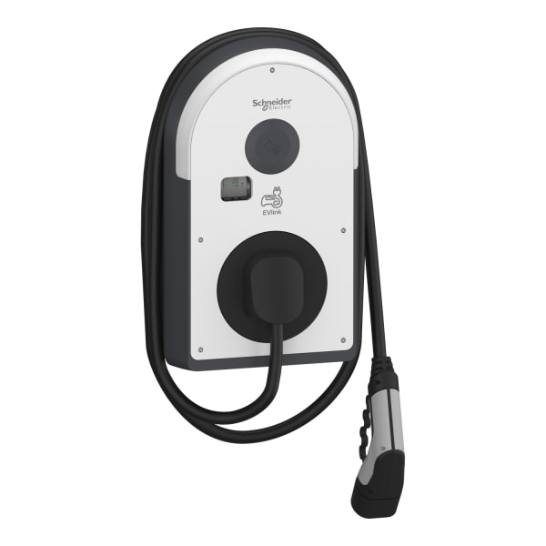 SCHNEIDER ELECTRIC - Pro AC Wallbox, 22kW, T2 Kabel, MID, 6mA, IP55, IK10, NFC/RFID Reader