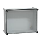 SAREL - Polyestergehäuse PLS Wandmontage 270x360x180mm IP66, transparente PC-Abdeckung