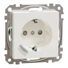 MERTEN - Connected SCHUKO-Steckdose 16A, System M, Thermoplast brillant, Polarweiß glänzend