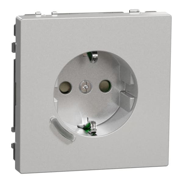 MERTEN - Connected SCHUKO-Steckdose 16A, System Design, Thermoplast lackiert, Edelstahl