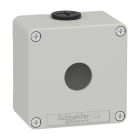 SCHNEIDER ELECTRIC - Leergehäuse XAP, Metall, grau, für 1x22mm, 80x80x51,5, M20