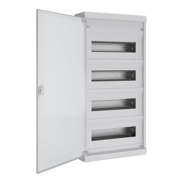 SCHNEIDER ELECTRIC - Kleinverteiler, Resi9 KV, Aufputz, 4x12 Module, 1 PE-Erdungsklemme, Volltür